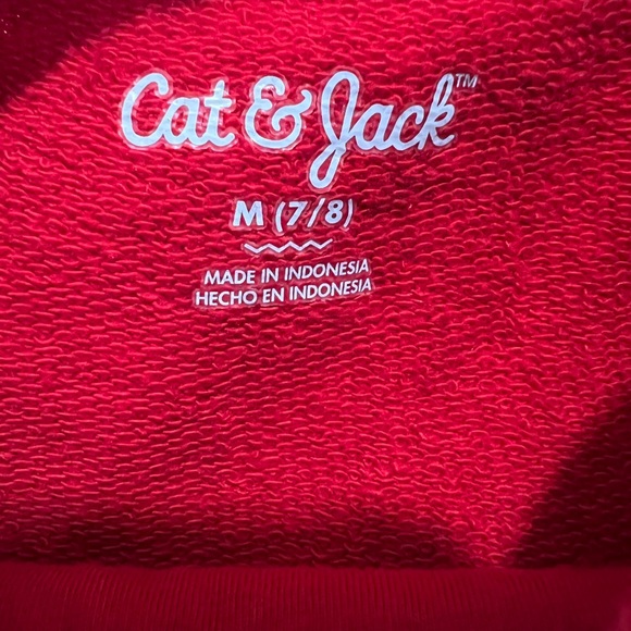 Girl’s Holiday Christmas polka Dot Sequin Sweater; Size M 7/8 - Picture 5 of 10